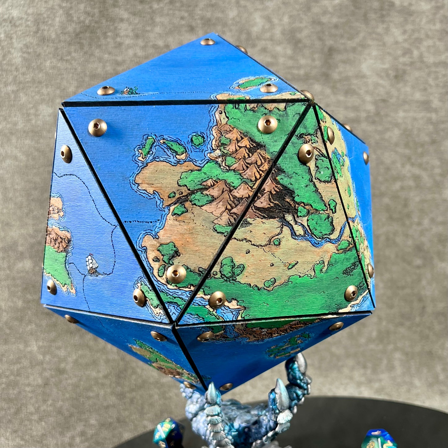 The Cartographer’s Giant D20 Storage Box