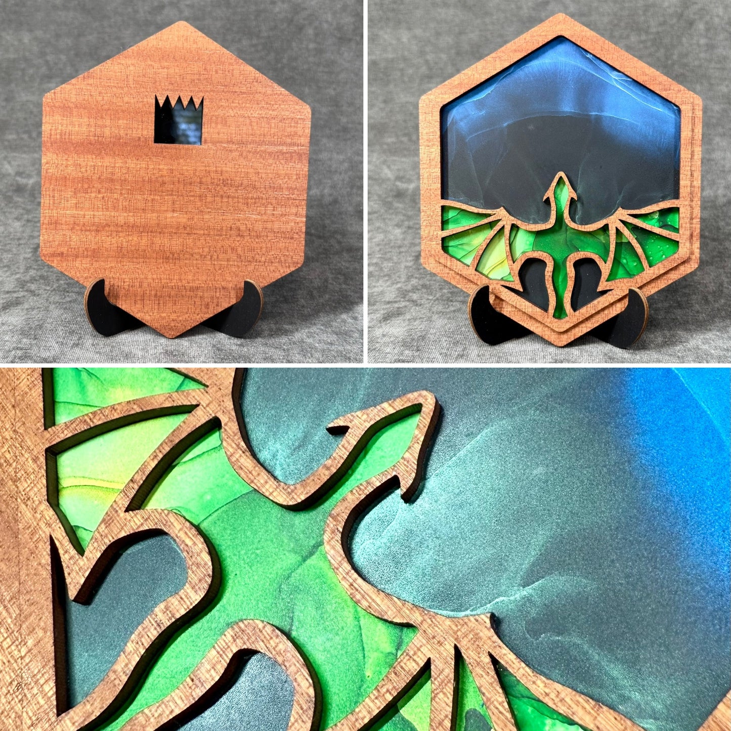 Layered Dragon Art Collection