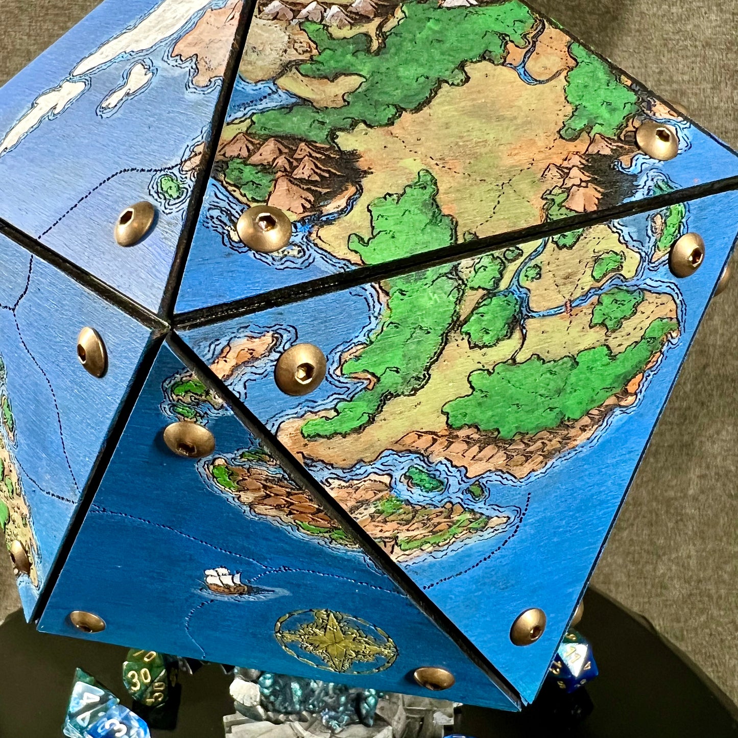 The Cartographer’s Giant D20 Storage Box