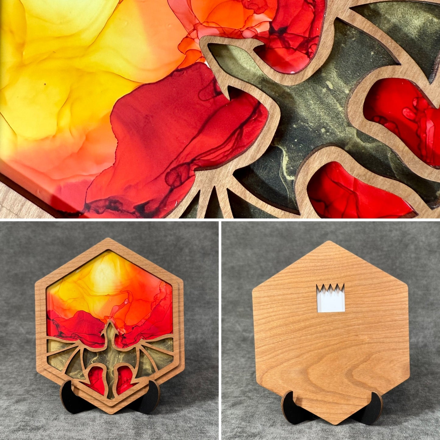 Layered Dragon Art Collection