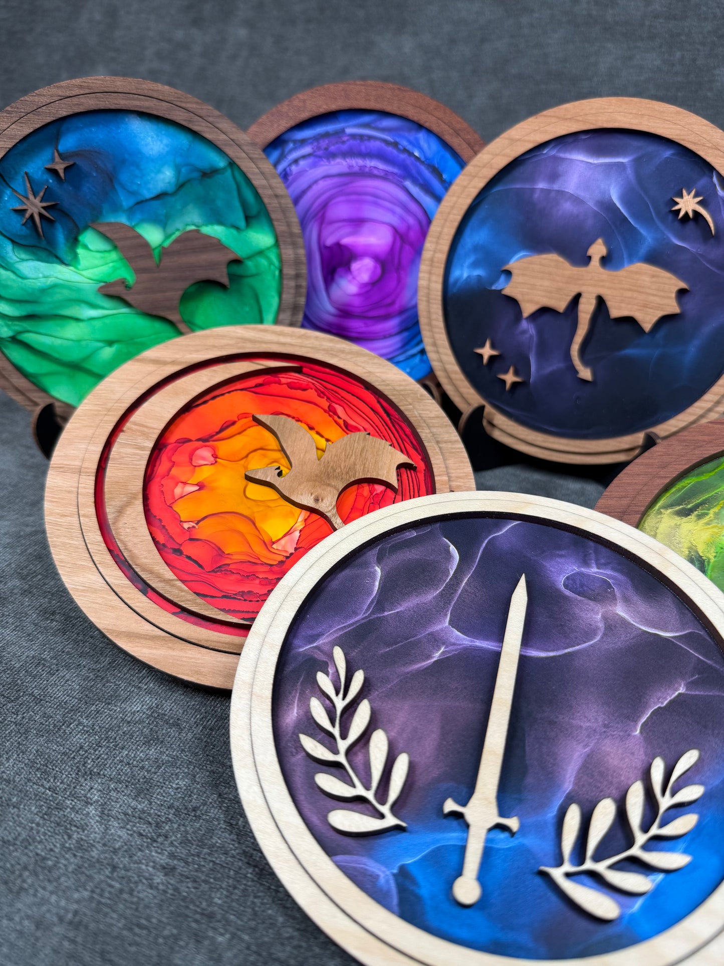 Layered Circle Art Collection