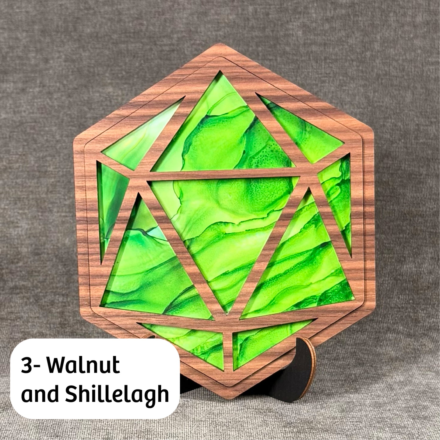 Layered D20 Art Collection