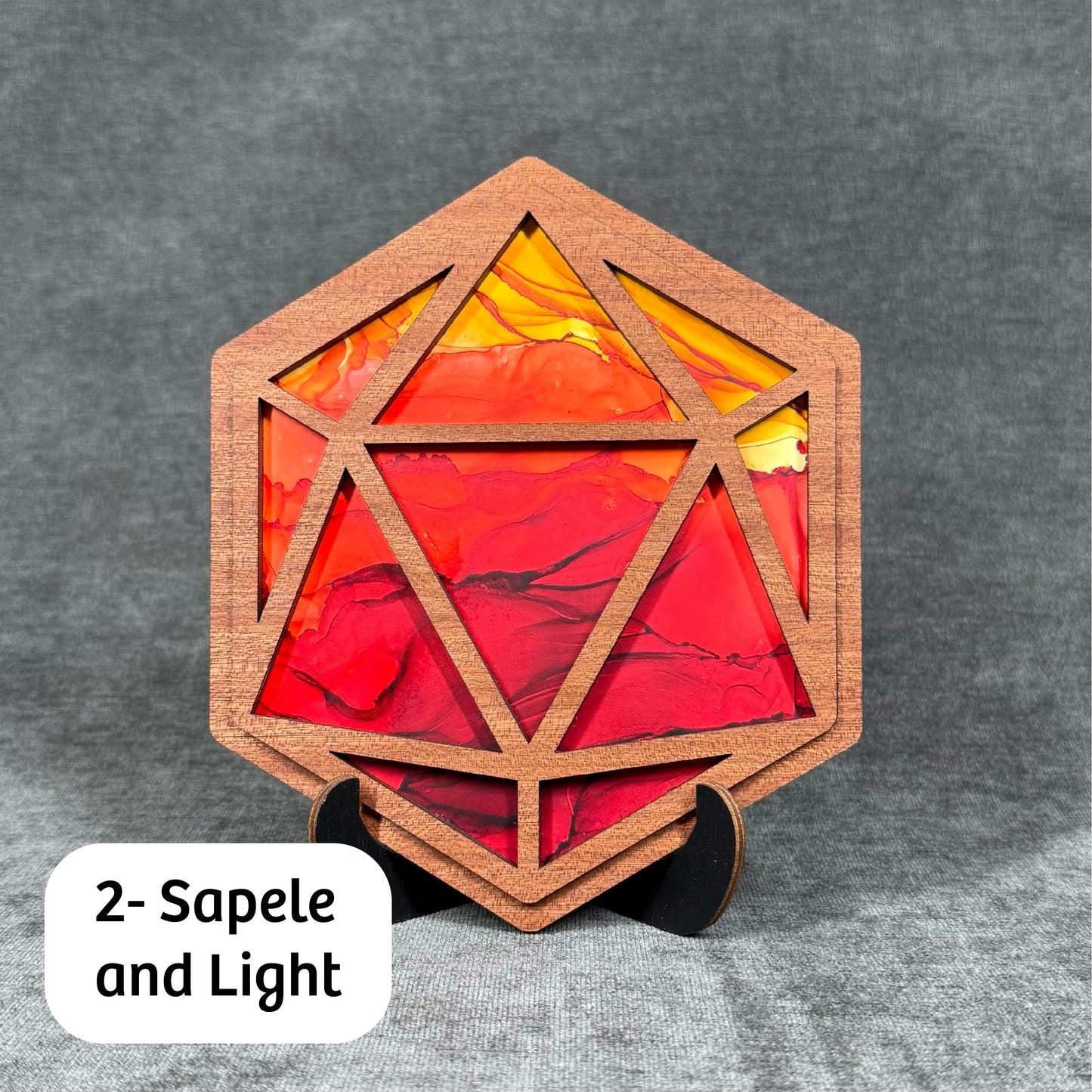 Layered D20 Art Collection