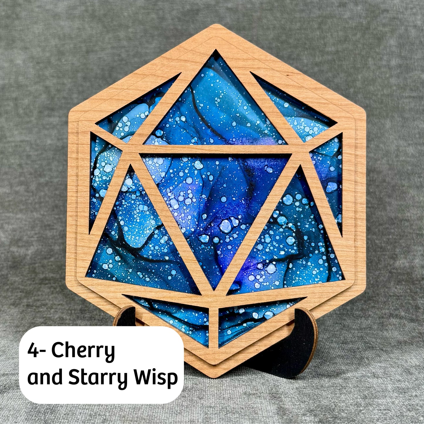 Layered D20 Art Collection