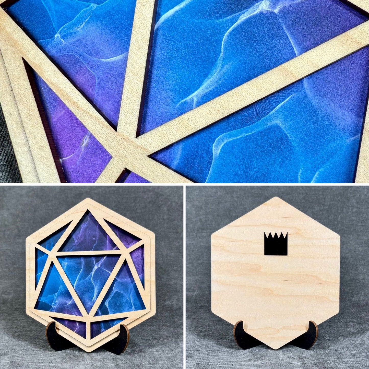 Layered D20 Art Collection