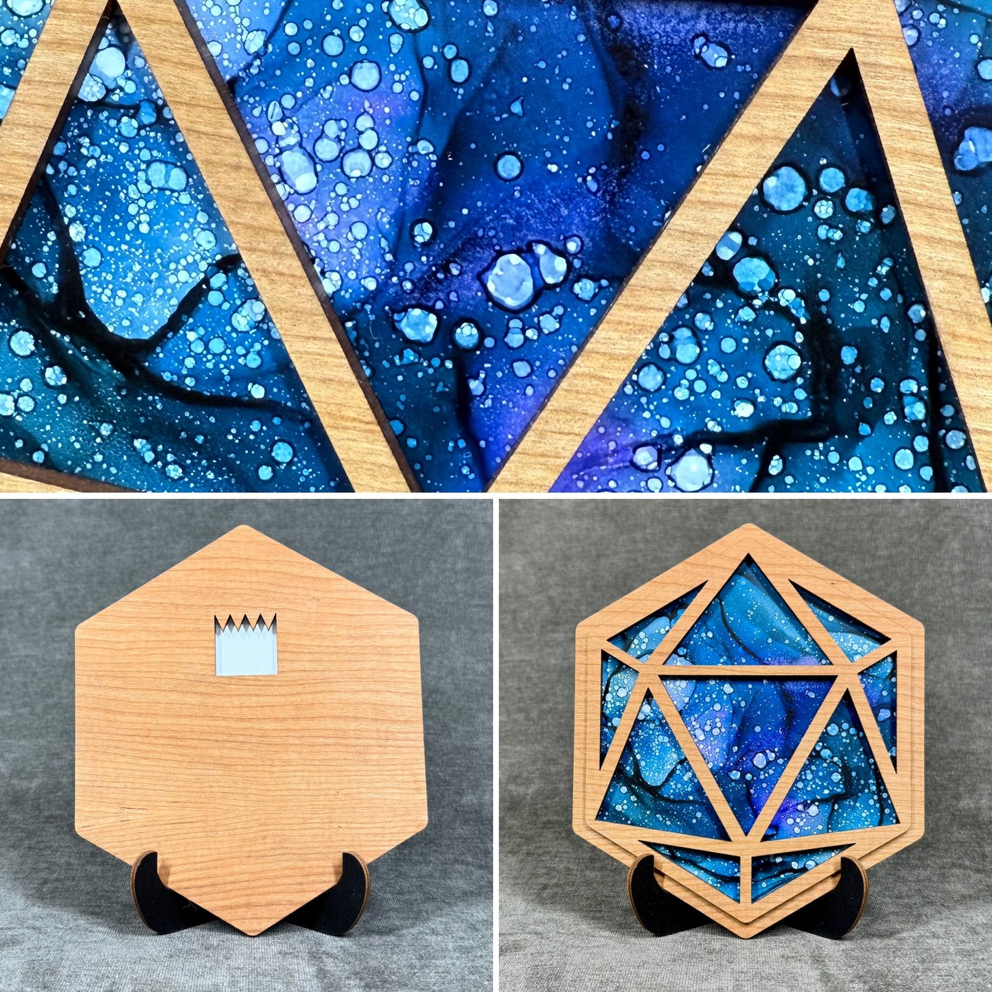 Layered D20 Art Collection