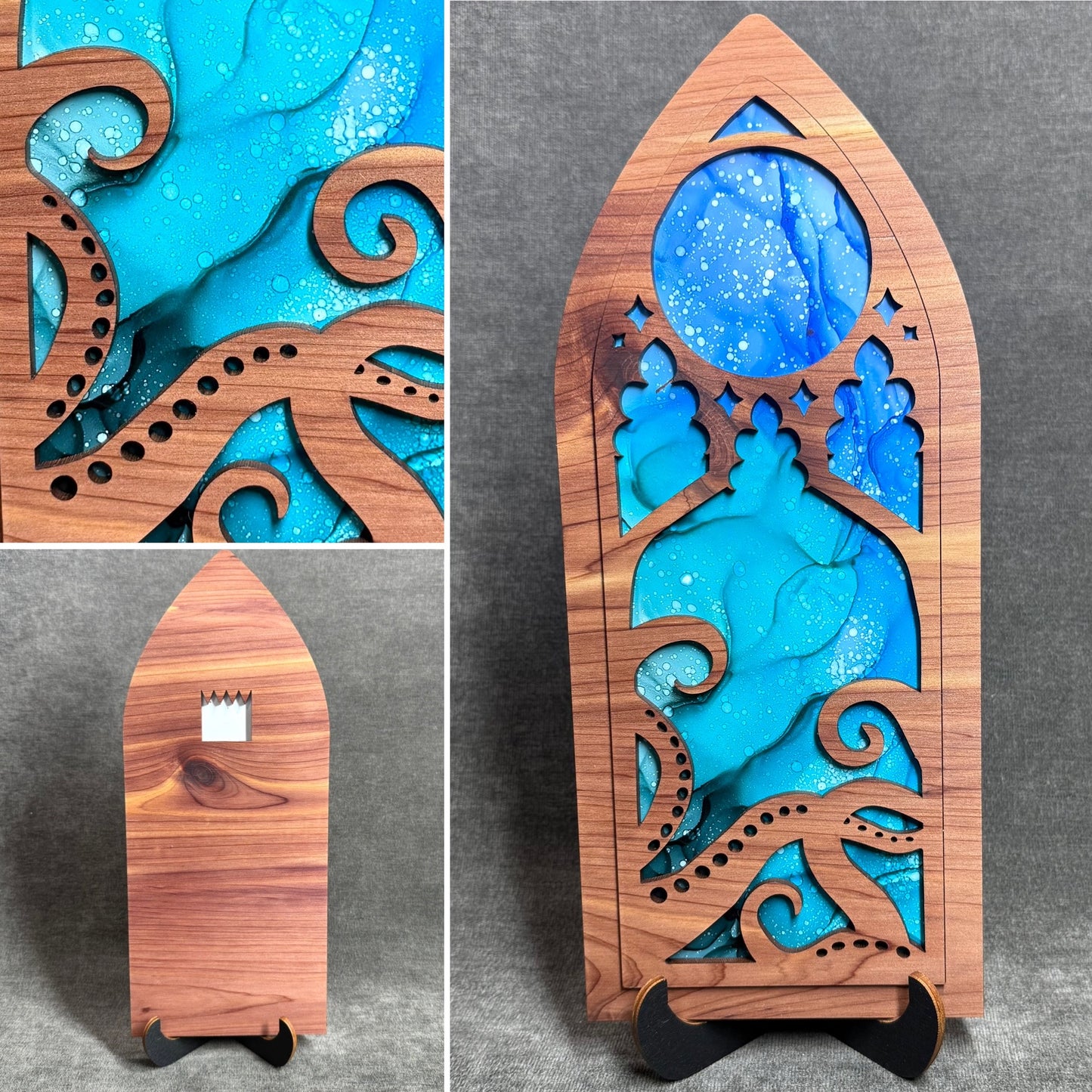 Layered Eldritch Cathedral Art Collection
