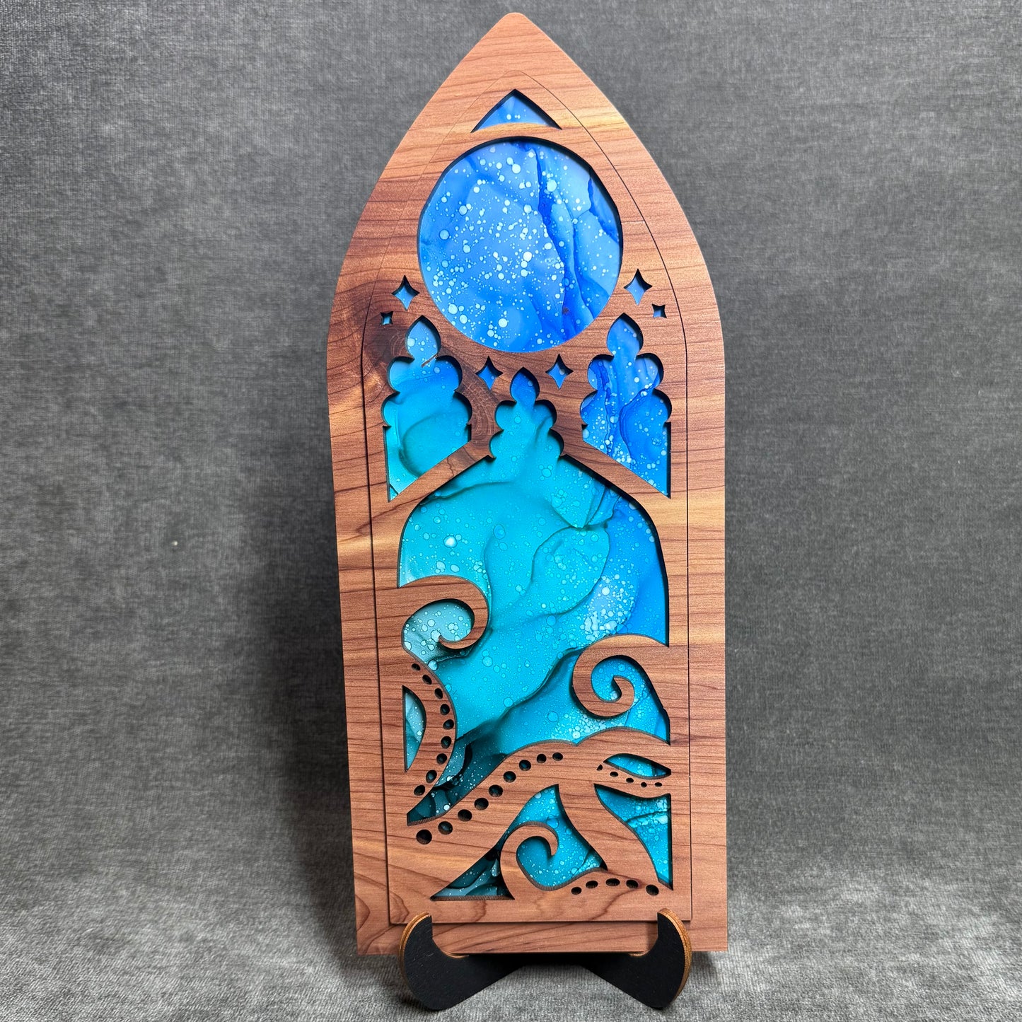 Layered Eldritch Cathedral Art Collection