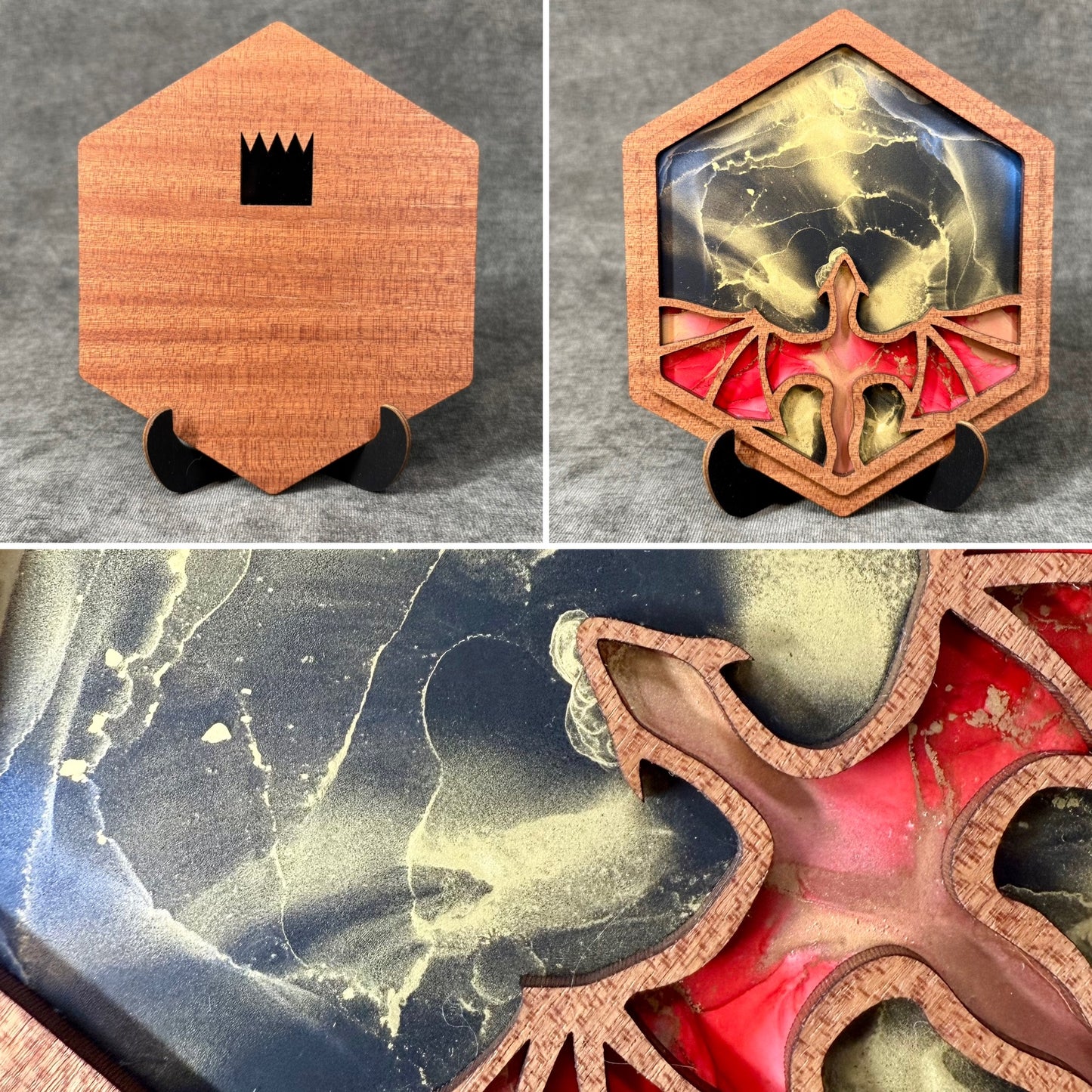 Layered Dragon Art Collection