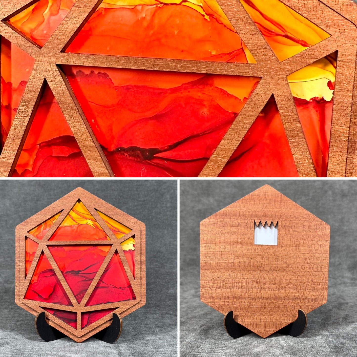 Layered D20 Art Collection
