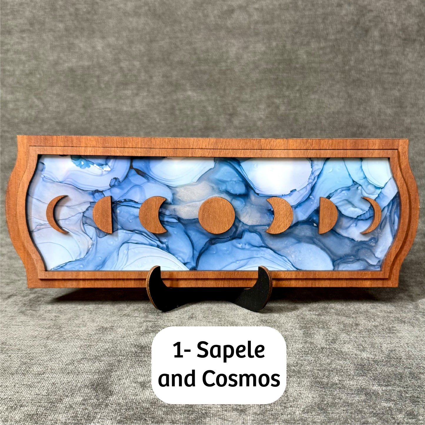 Layered Moon Phases Art Collection