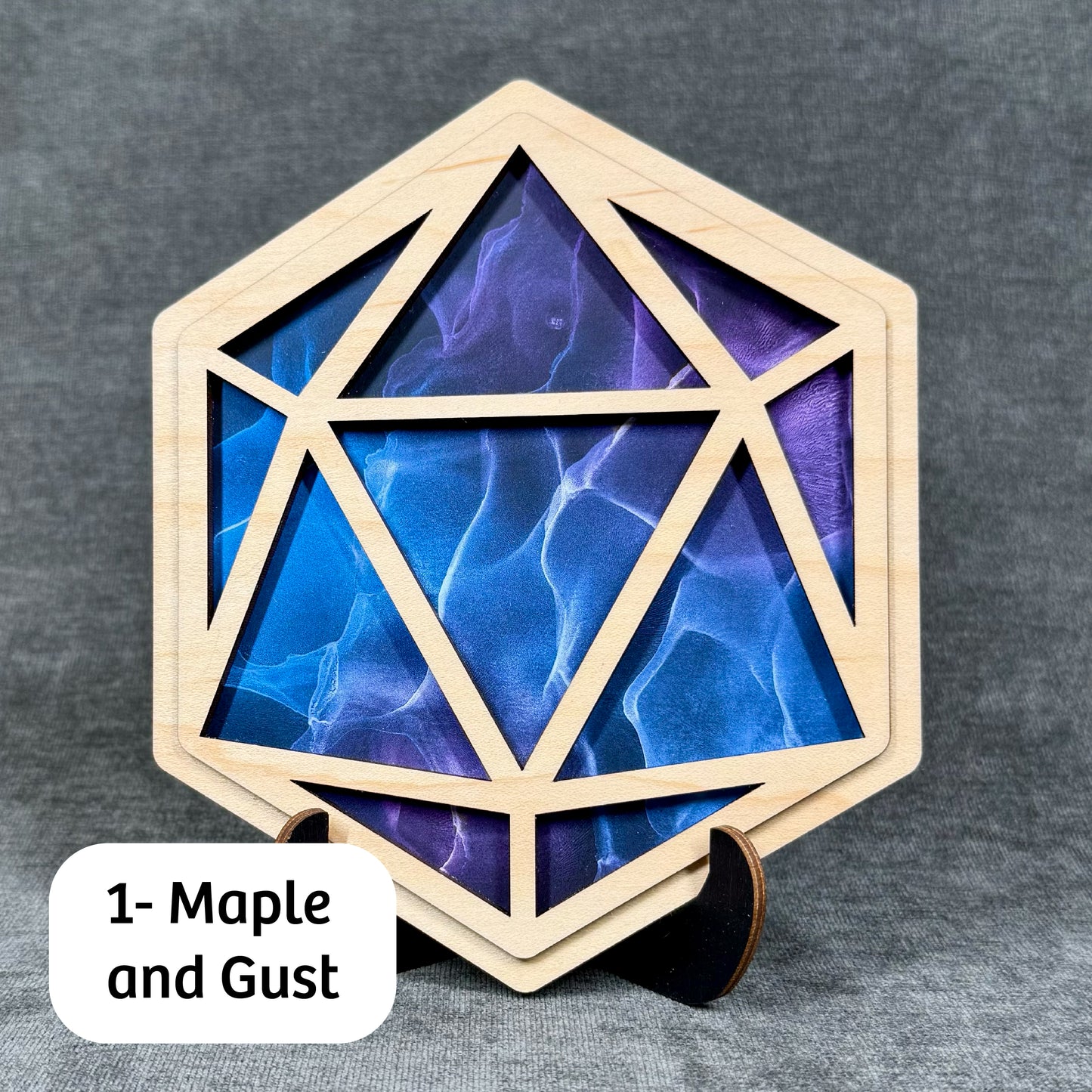 Layered D20 Art Collection