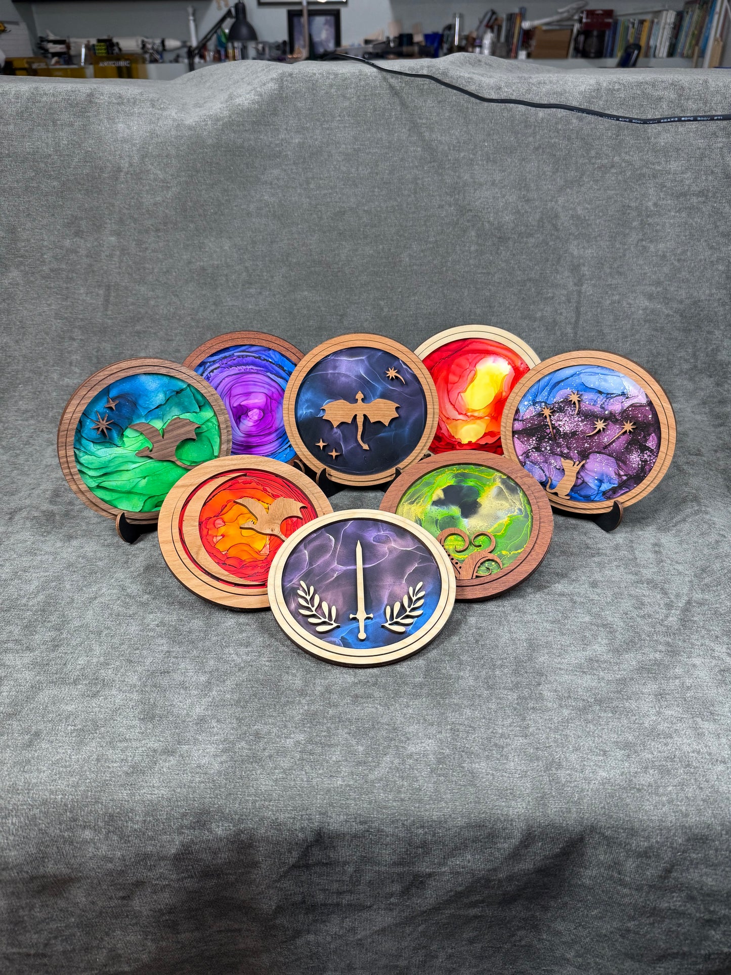 Layered Circle Art Collection