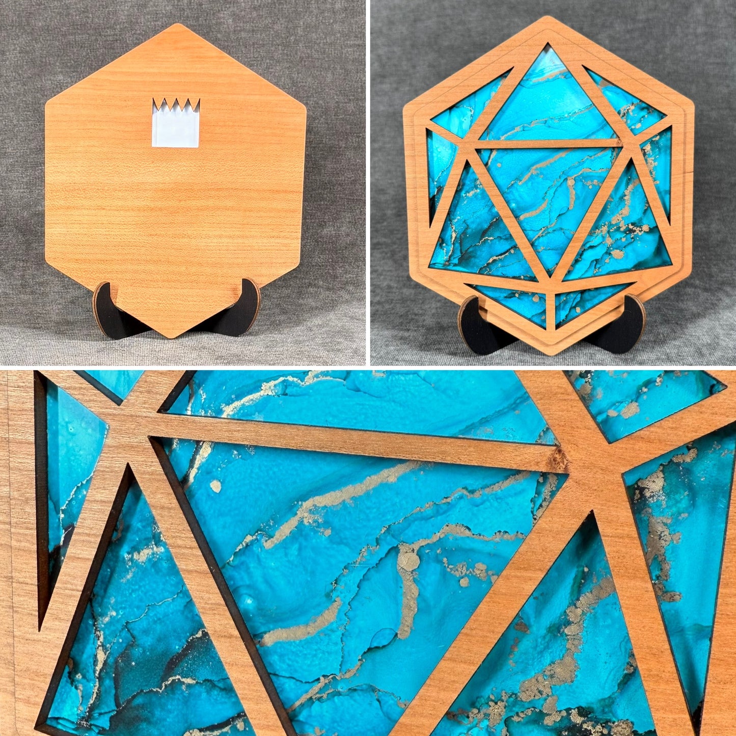 Layered D20 Art Collection