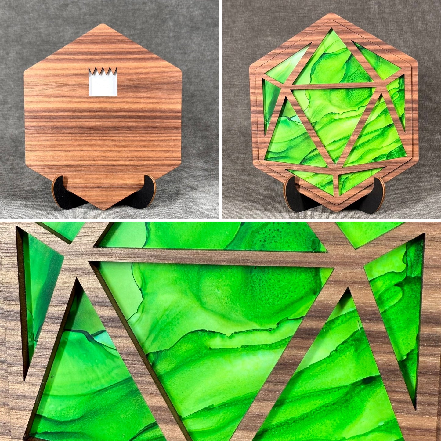 Layered D20 Art Collection