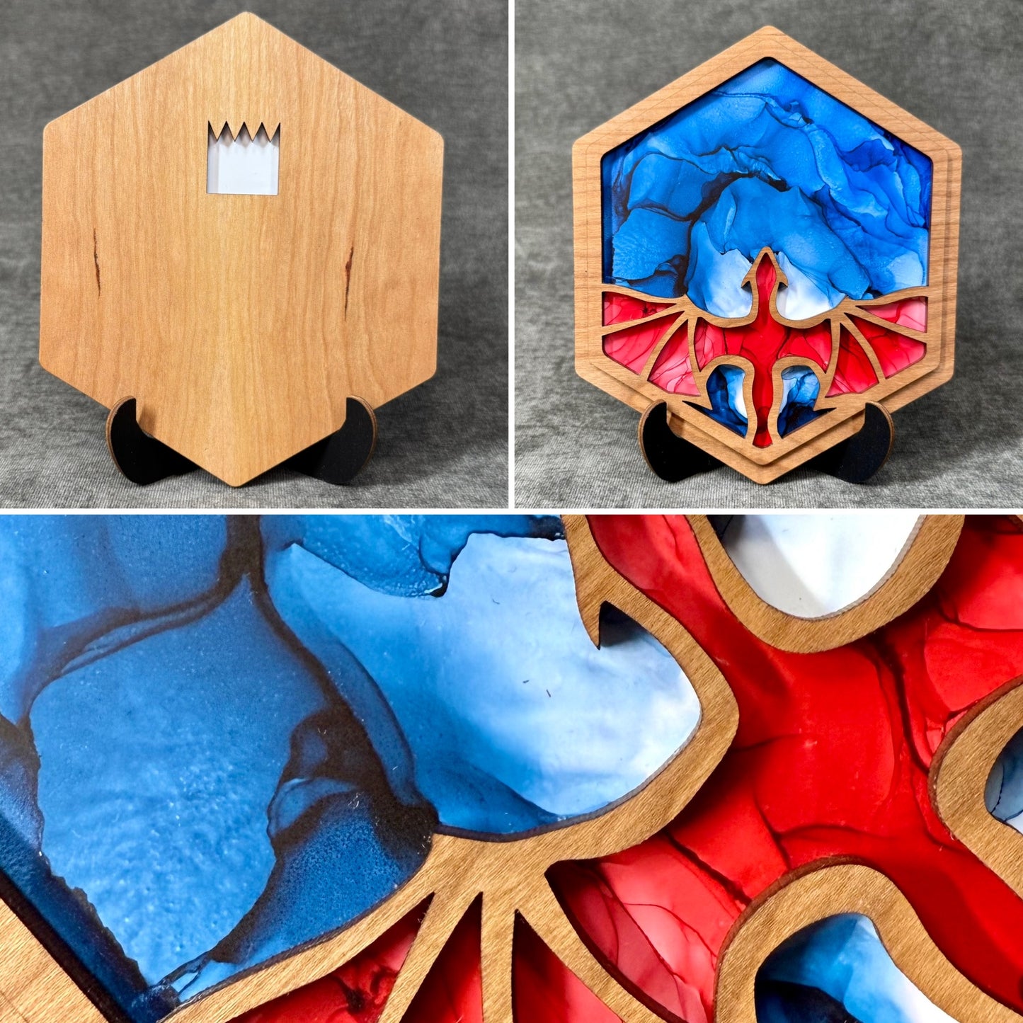 Layered Dragon Art Collection