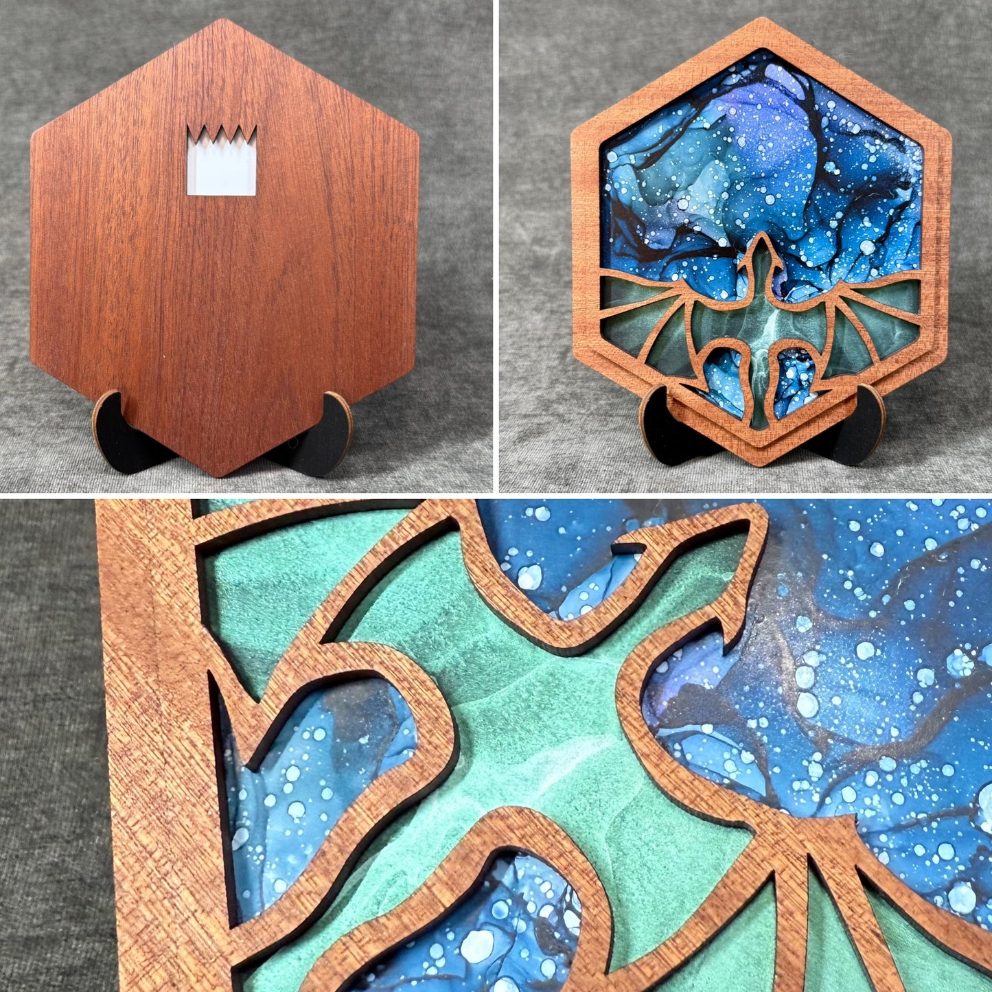 Layered Dragon Art Collection