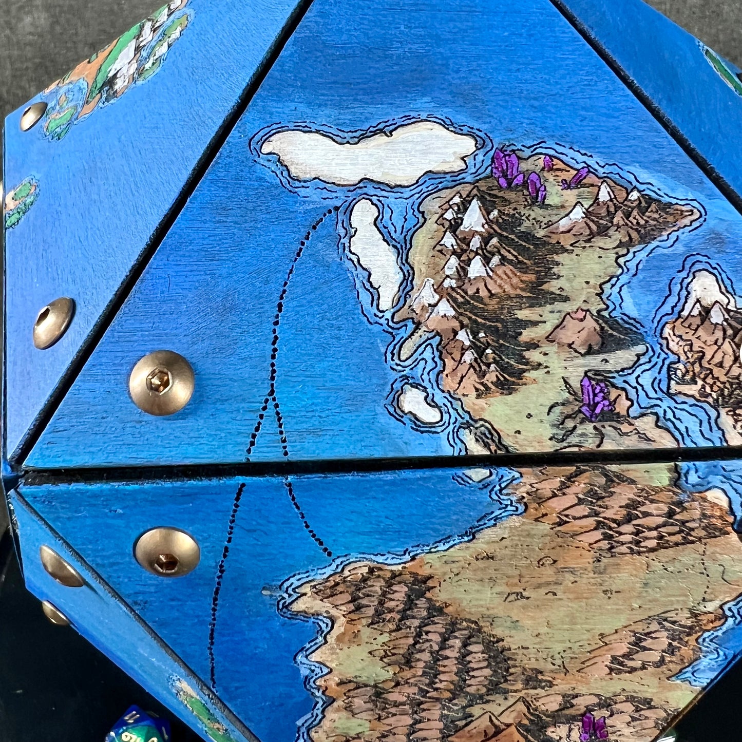 The Cartographer’s Giant D20 Storage Box