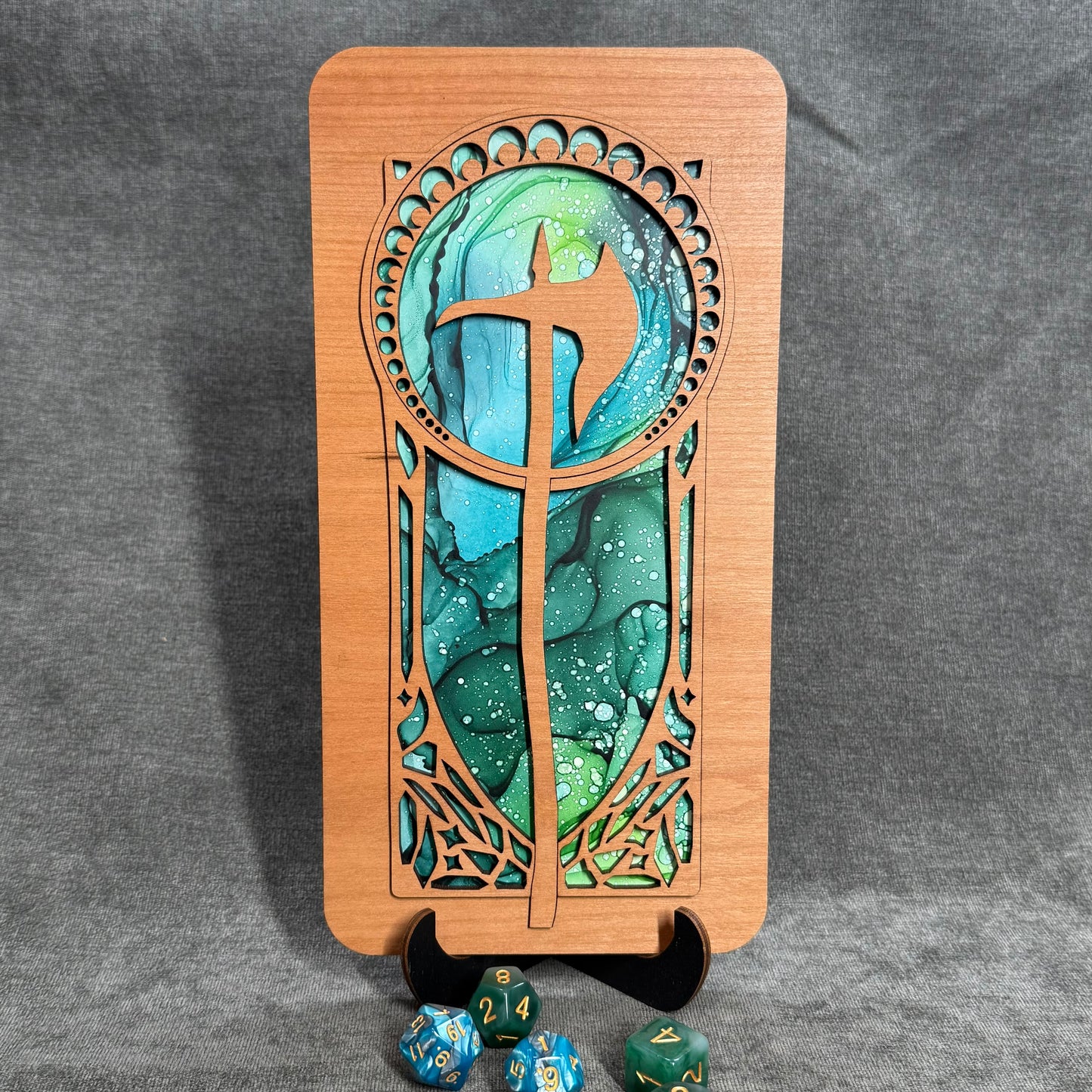 Layered Mountain Axe Art Collection