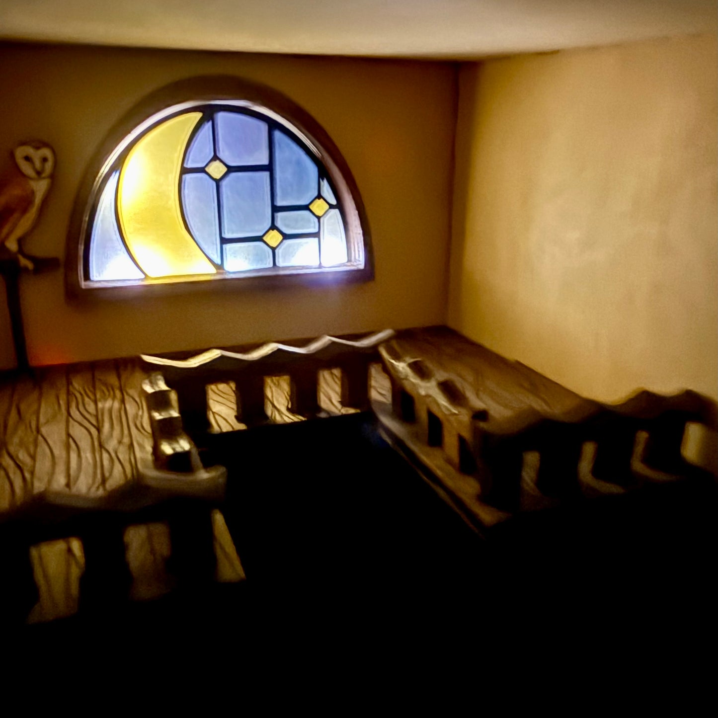 The Tower Book Nook - Rainbow Tower- custom painted