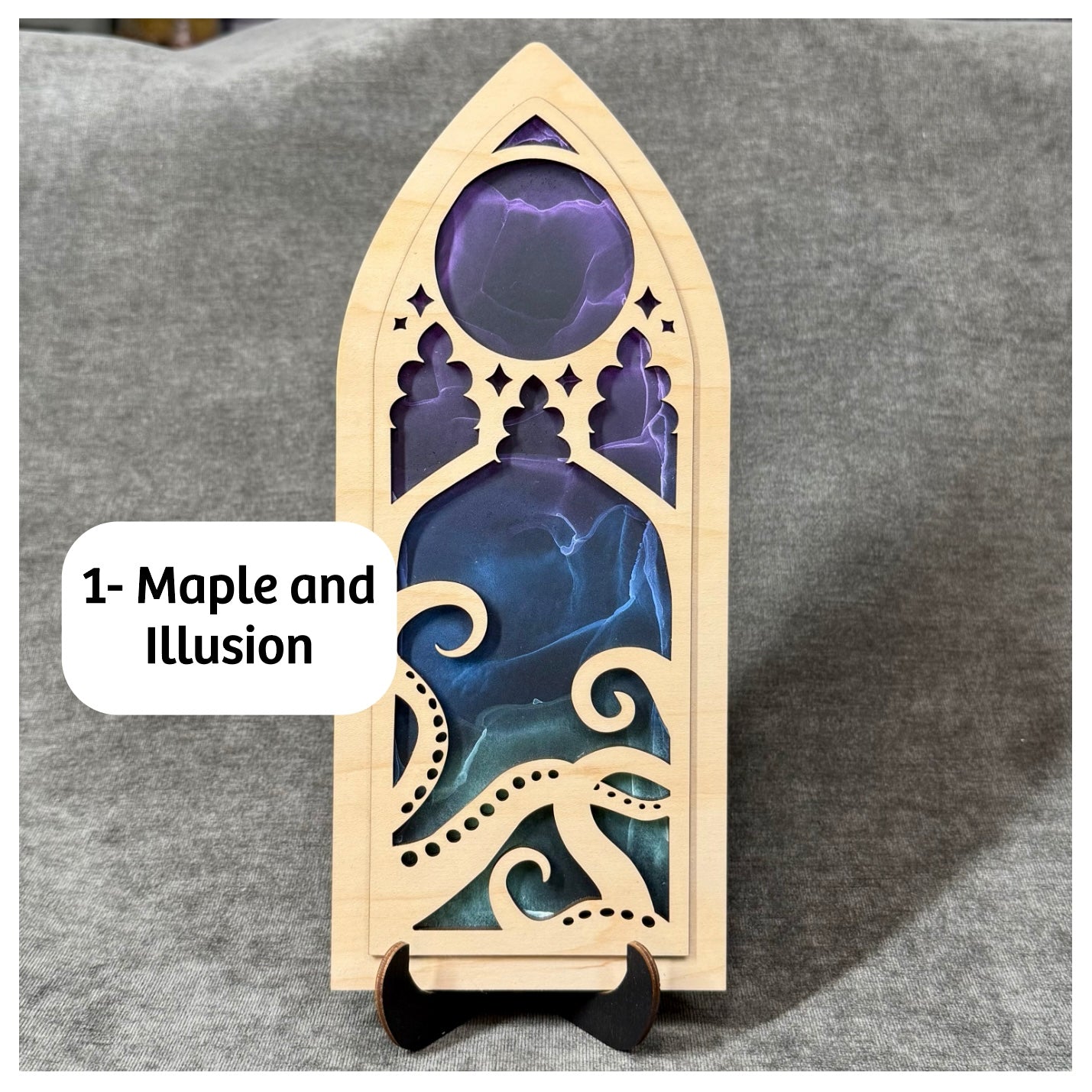 Layered Eldritch Cathedral Art Collection