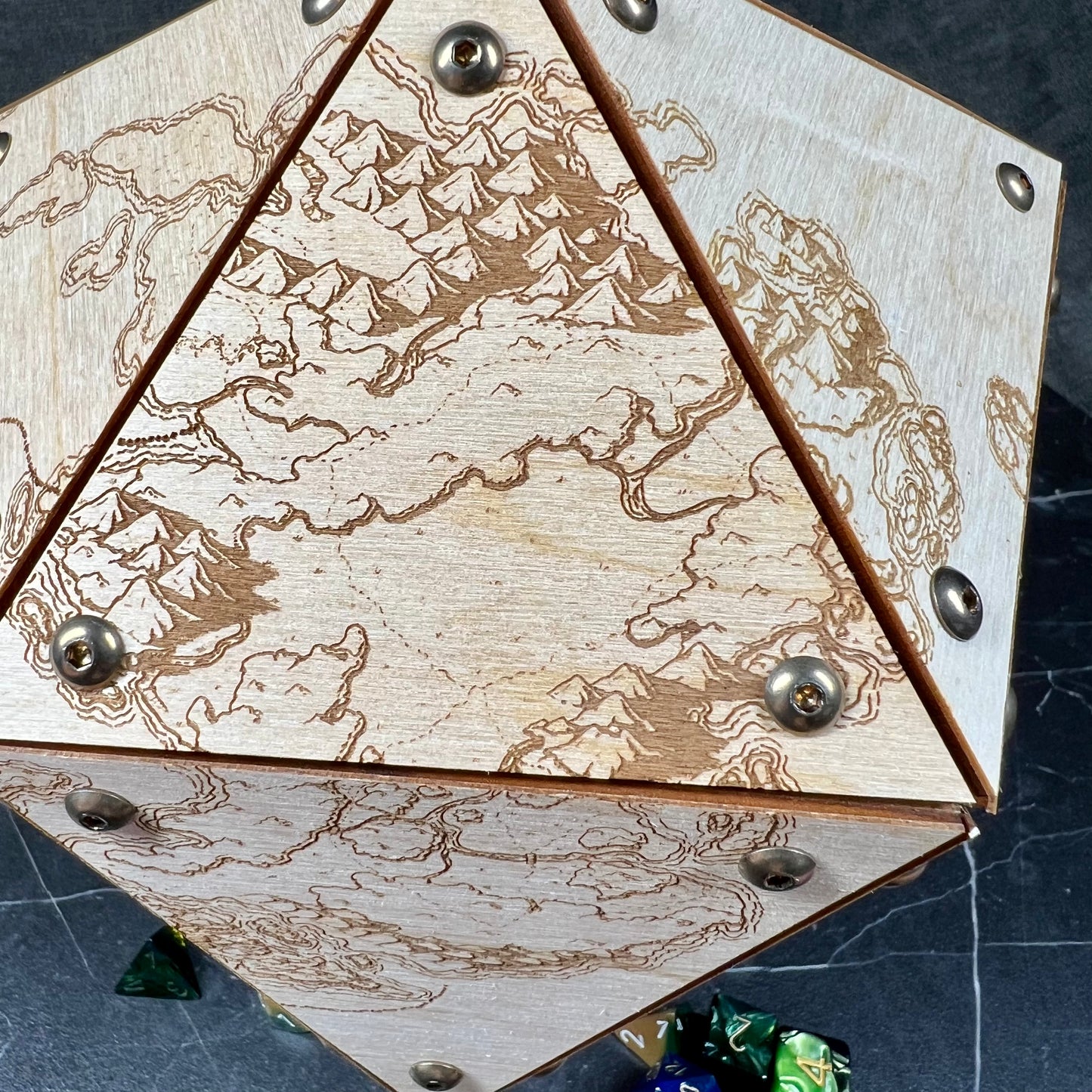 The Cartographer’s Giant D20 Storage Box