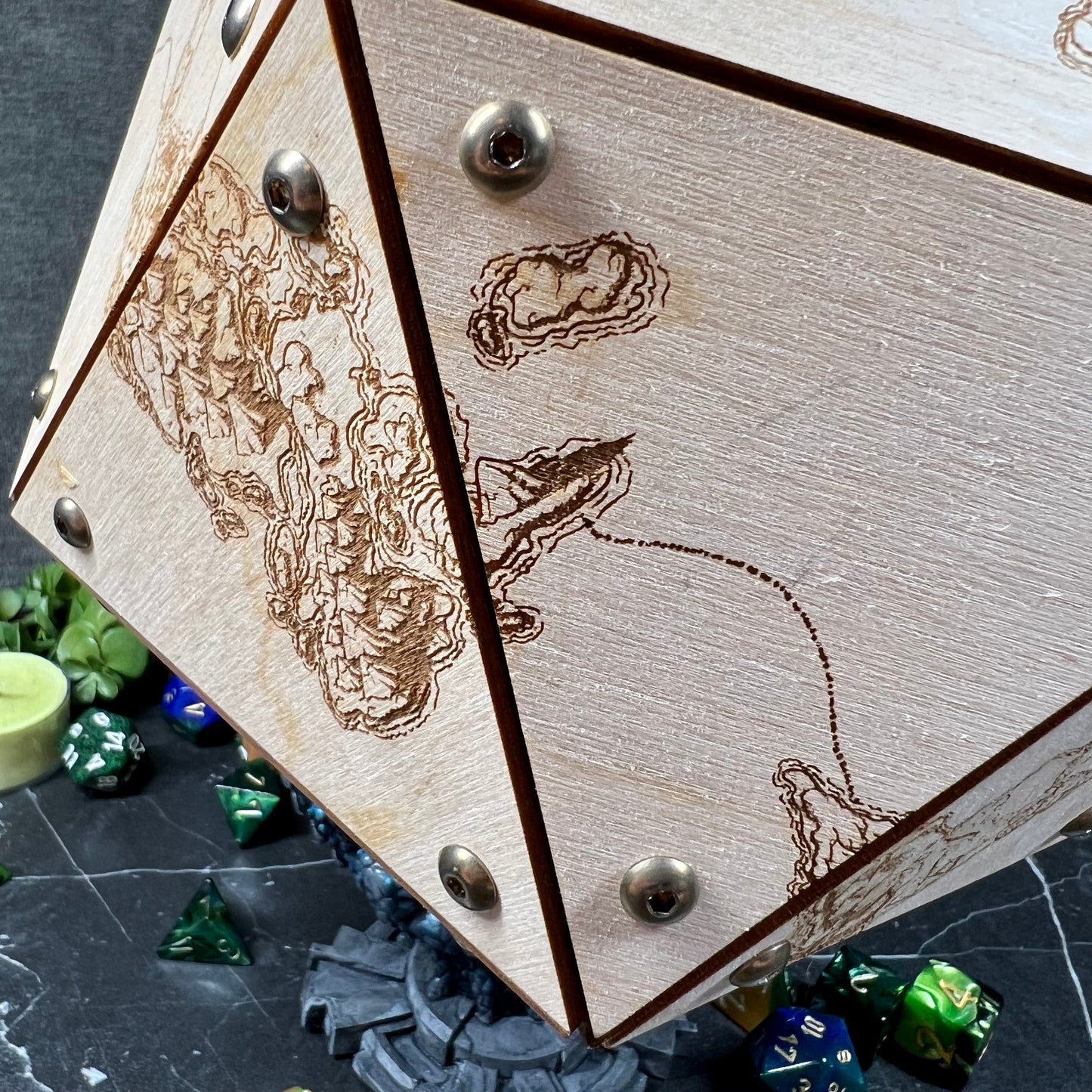 The Cartographer’s Giant D20 Storage Box