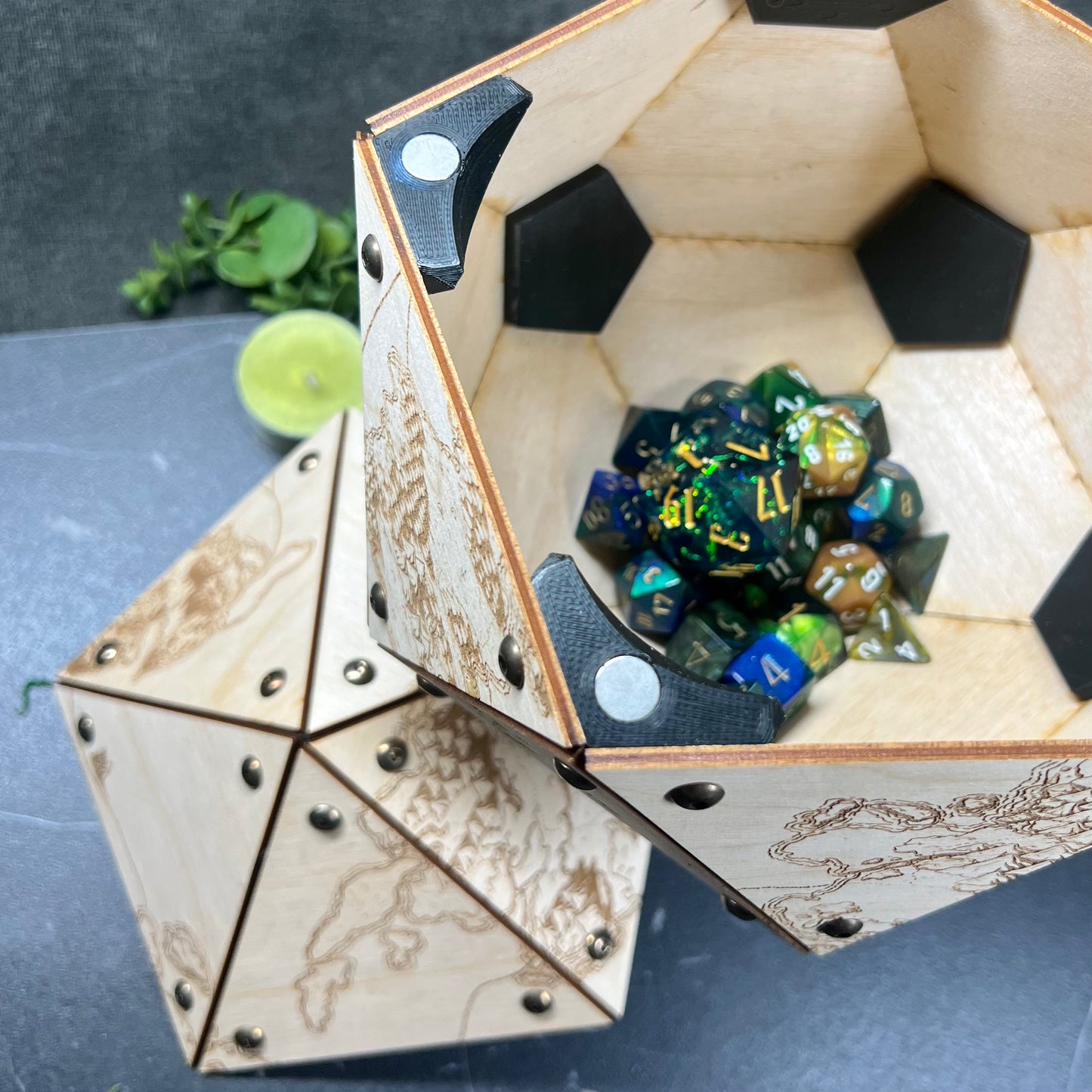 The Cartographer’s Giant D20 Storage Box