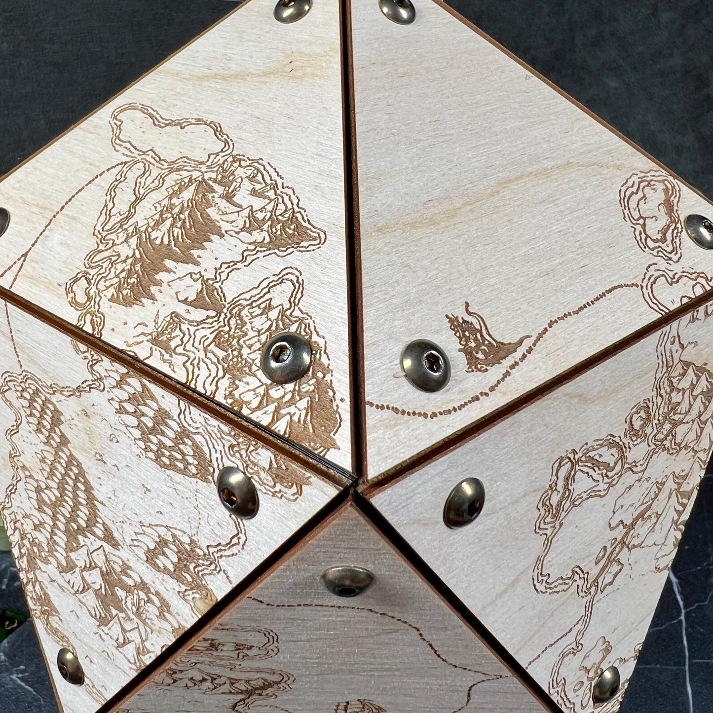 The Cartographer’s Giant D20 Storage Box