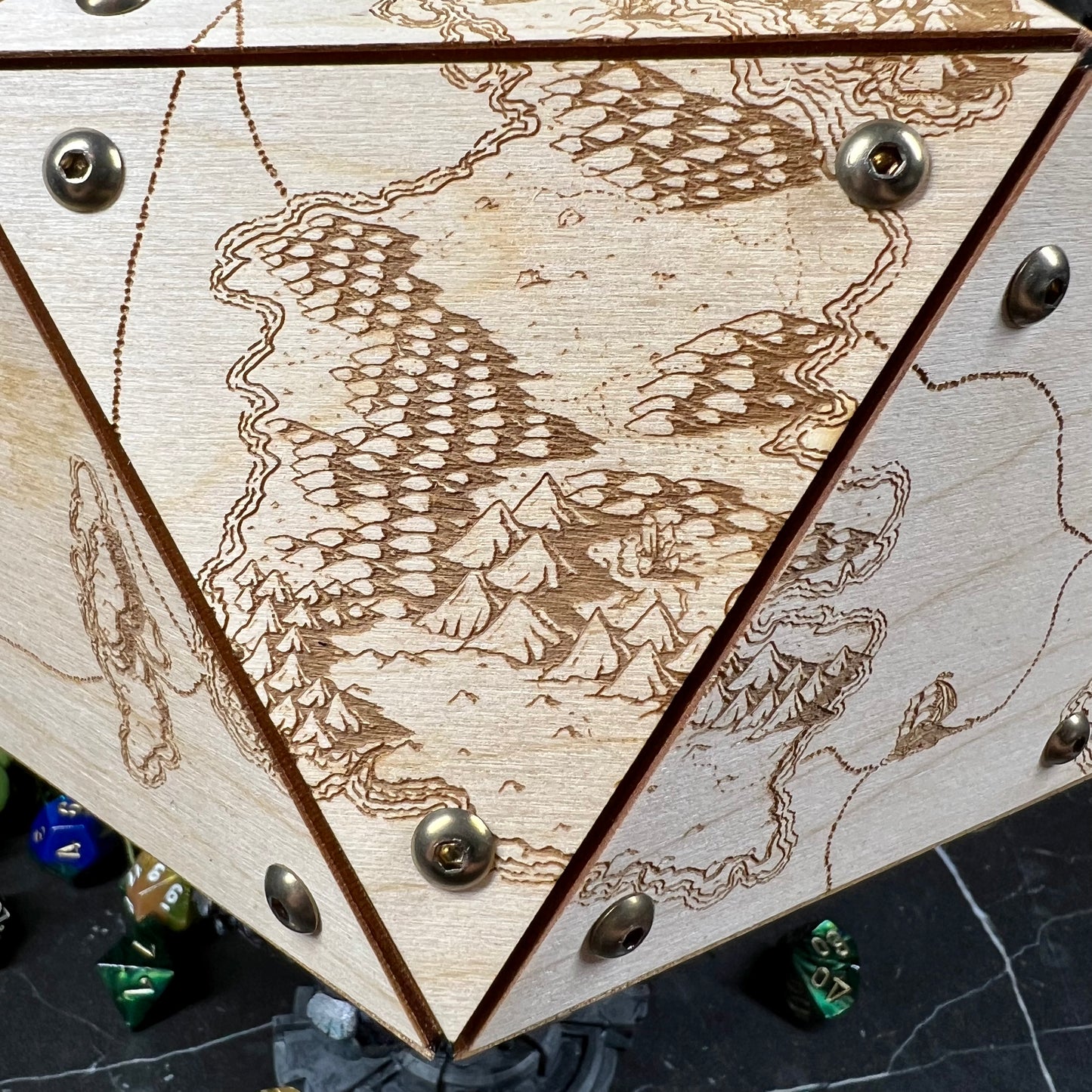 The Cartographer’s Giant D20 Storage Box