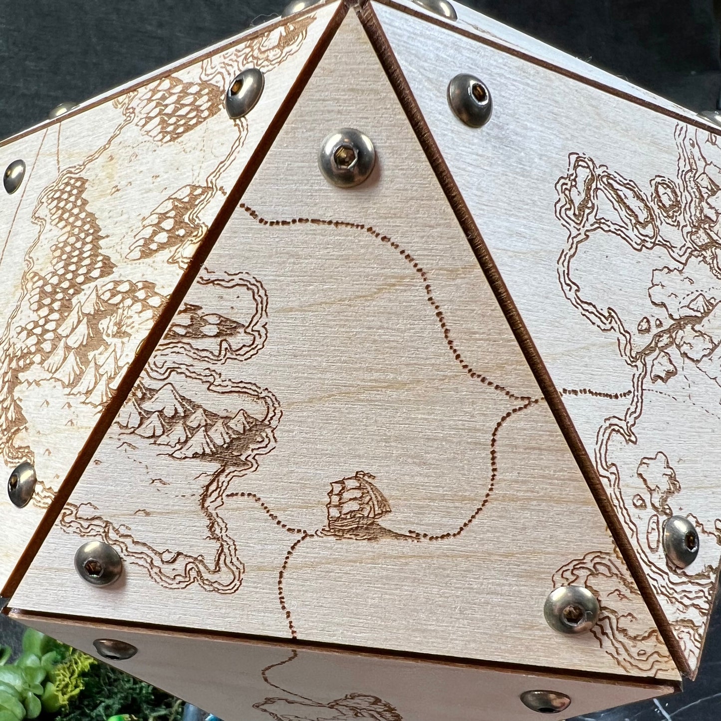 The Cartographer’s Giant D20 Storage Box