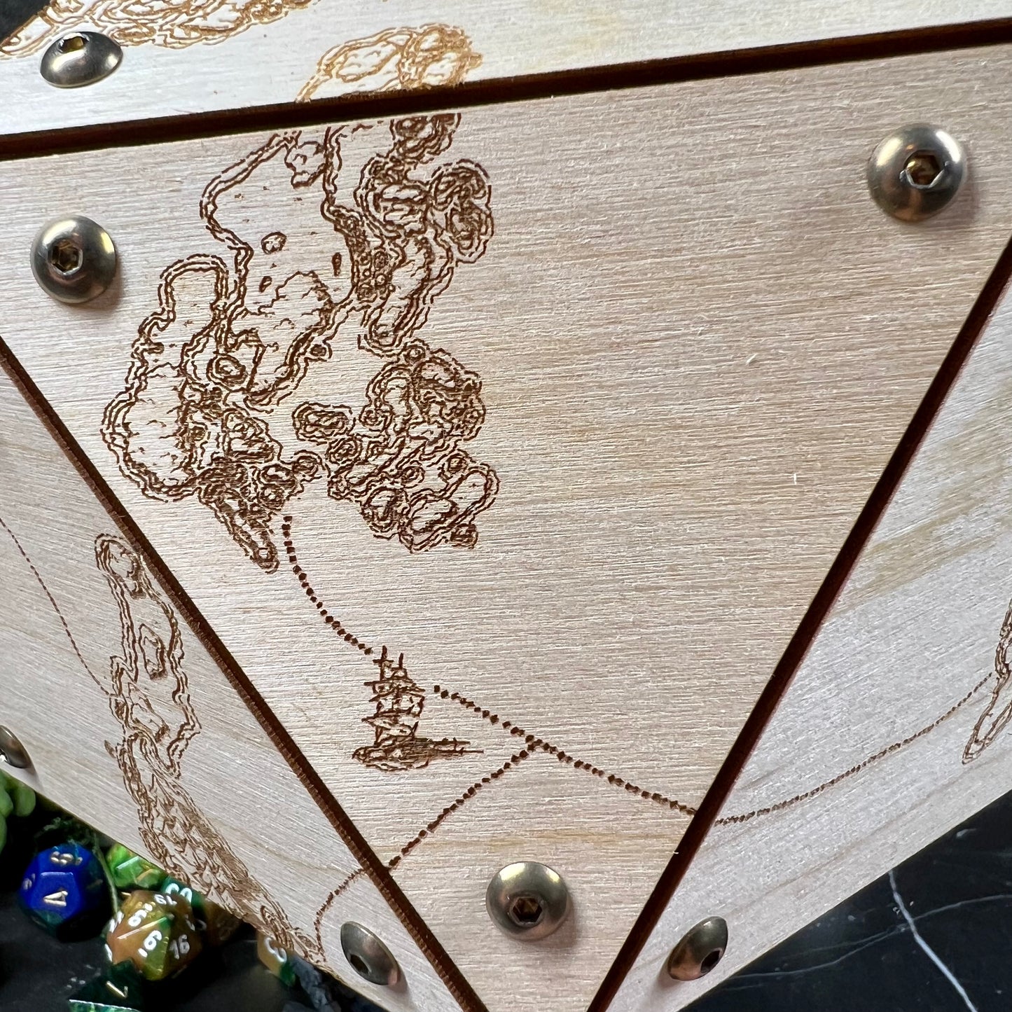 The Cartographer’s Giant D20 Storage Box