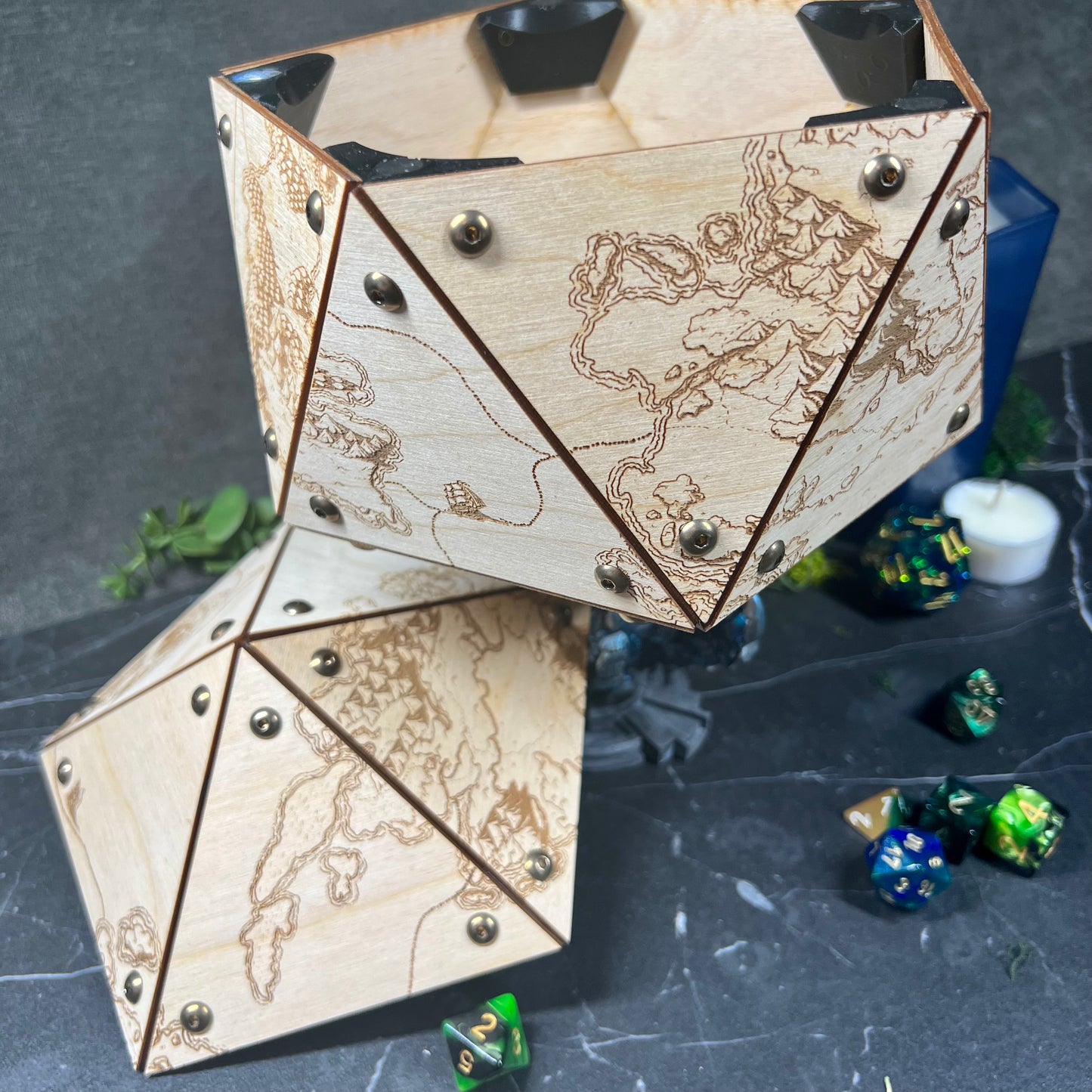 The Cartographer’s Giant D20 Storage Box