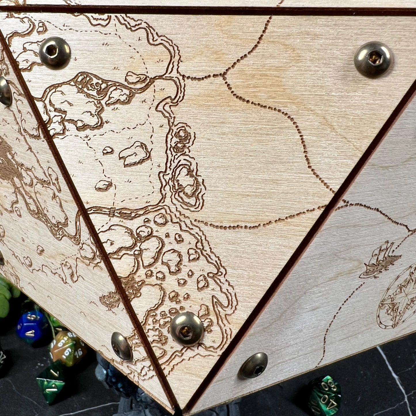 The Cartographer’s Giant D20 Storage Box