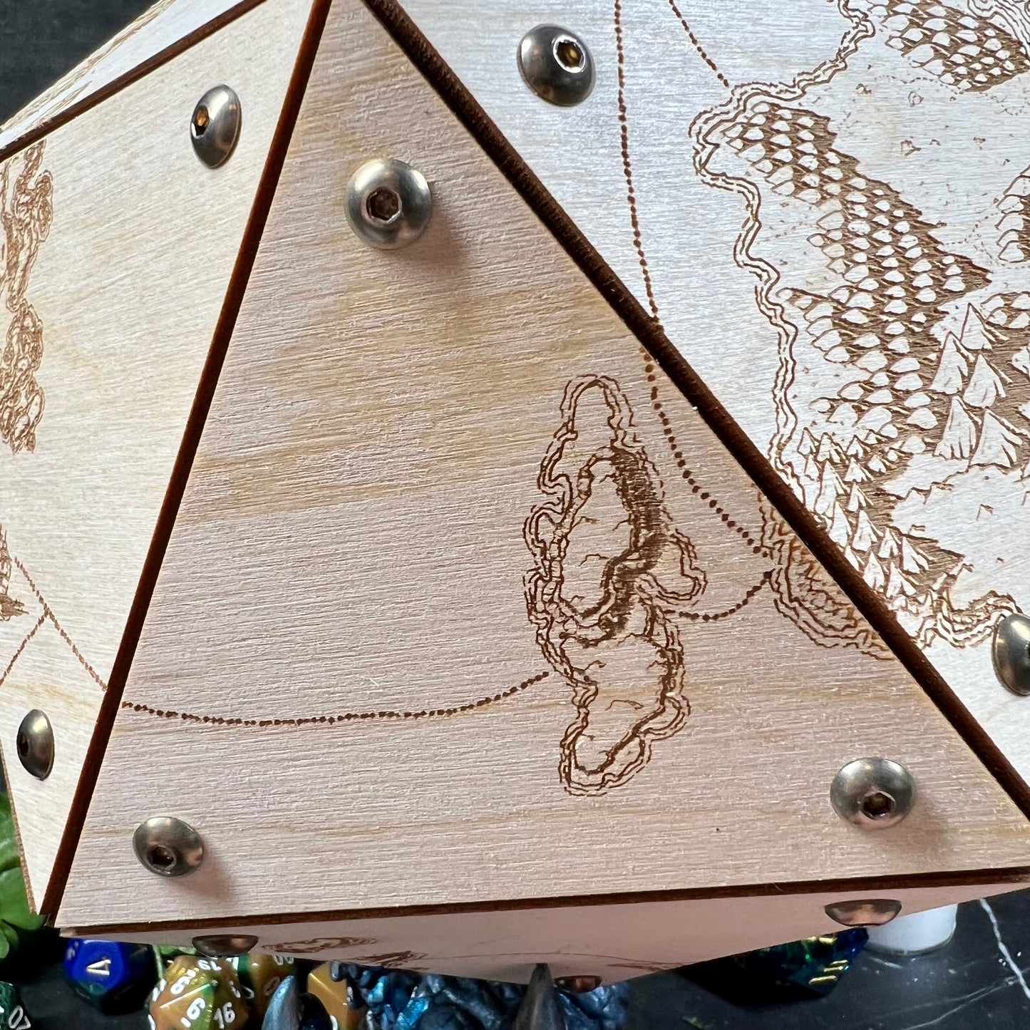 The Cartographer’s Giant D20 Storage Box