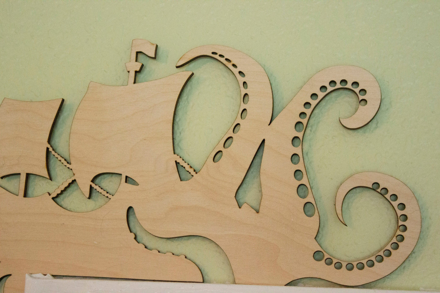 Corner Art- Kraken Vs. Ship
