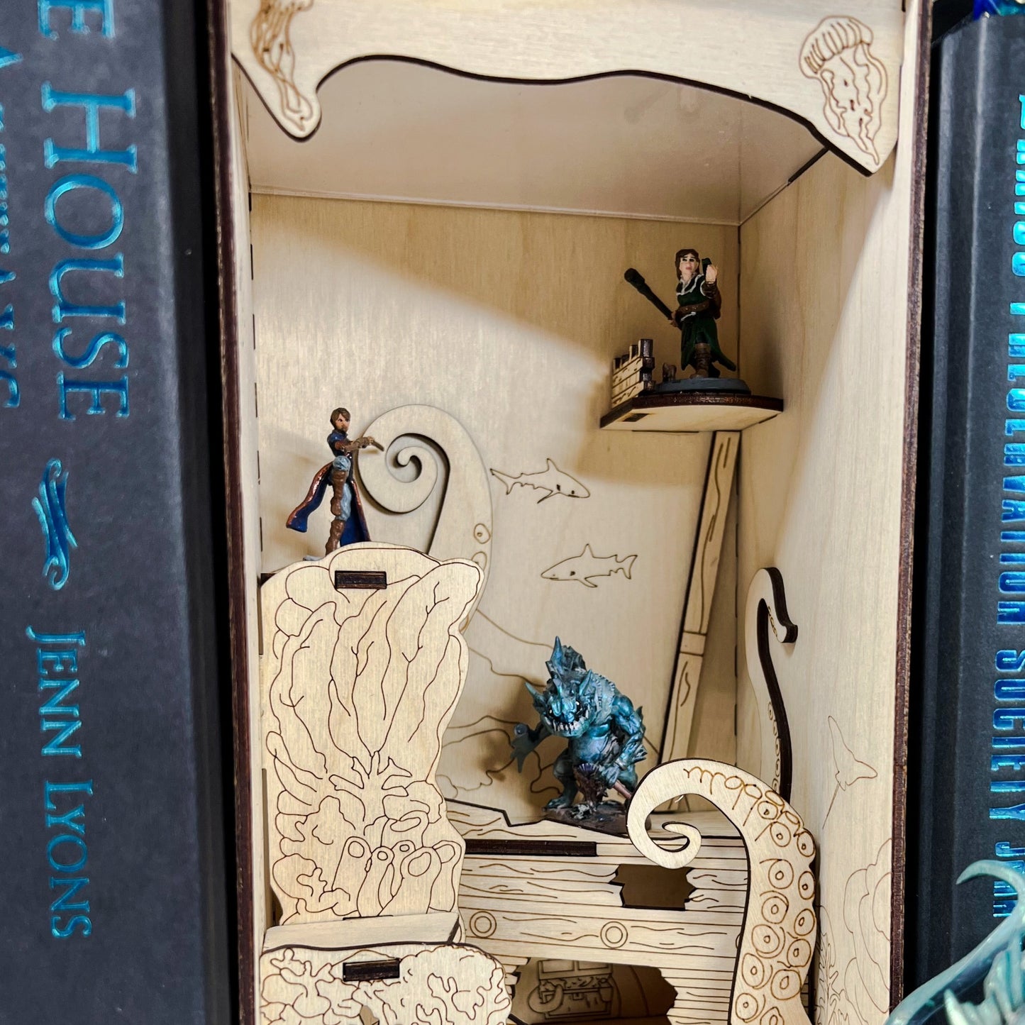 The Deep Book Nook and Miniature Display