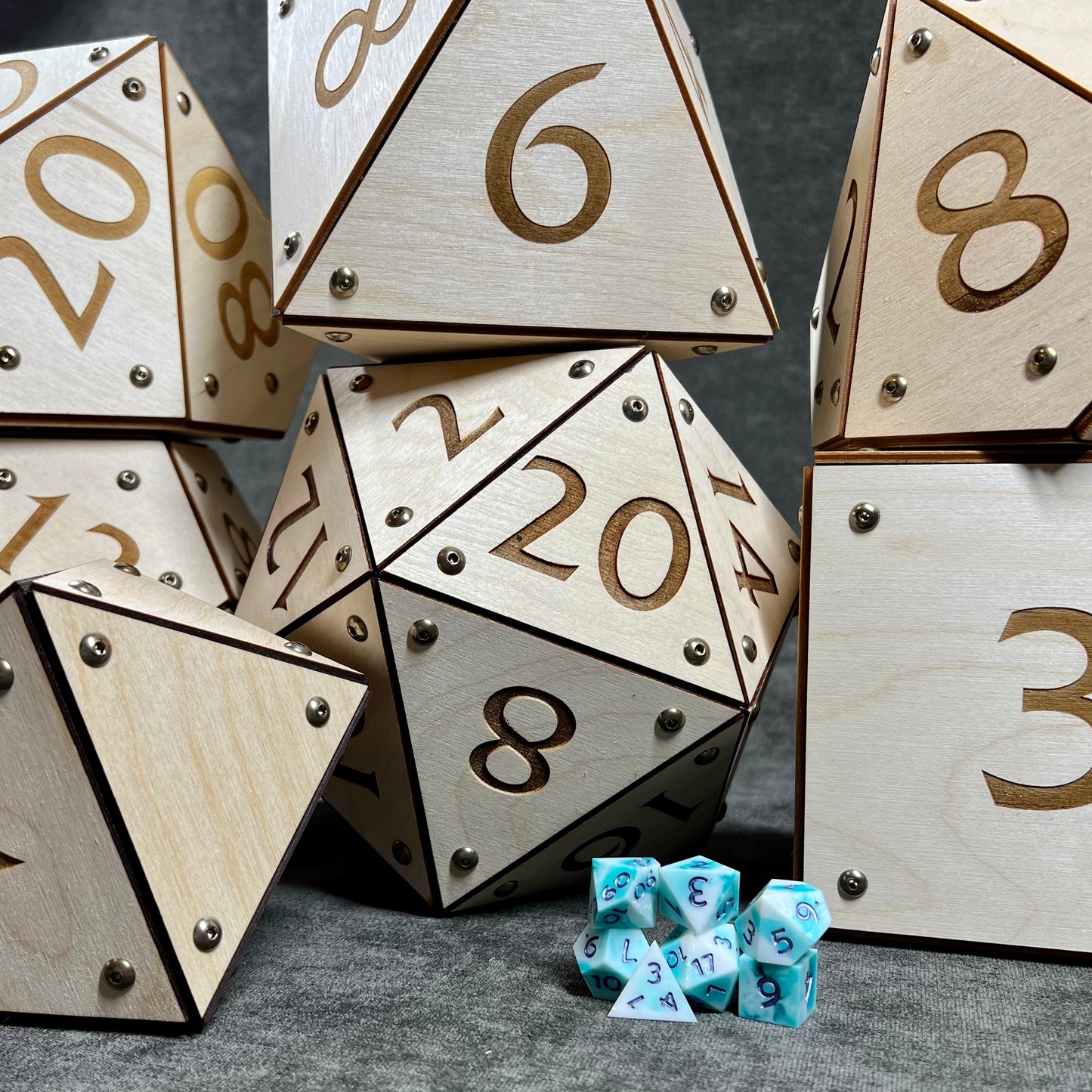 Set of 7 Giant Dice