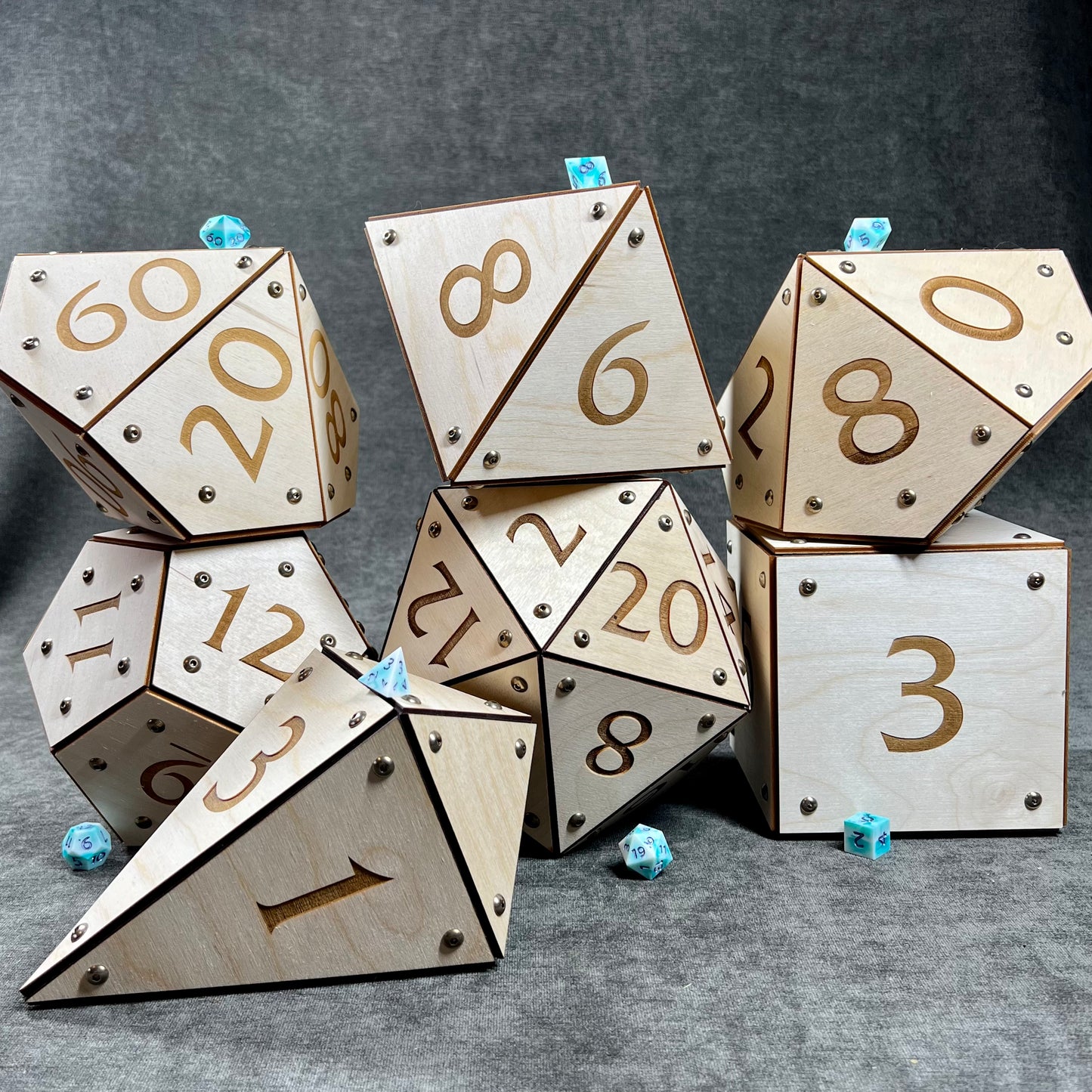 Set of 7 Giant Dice