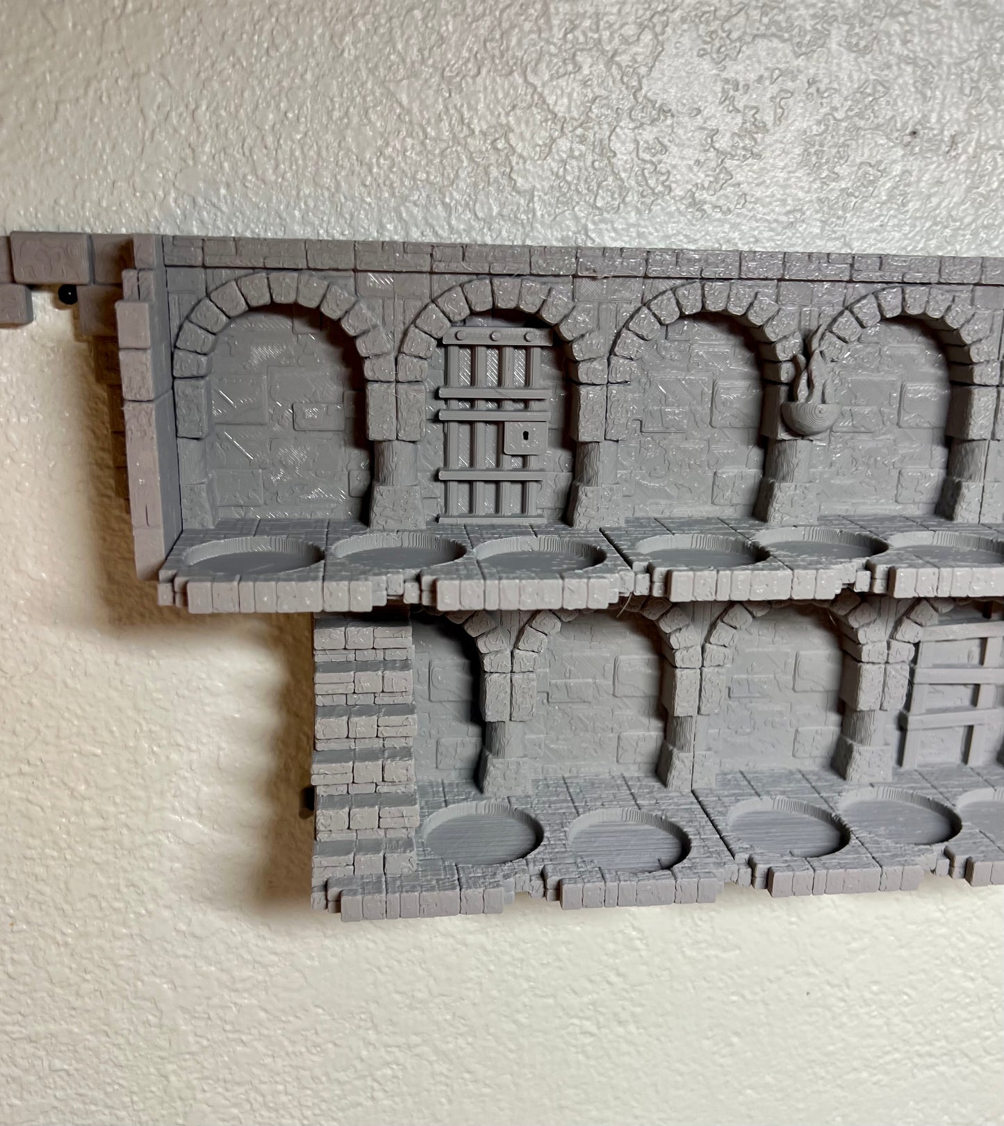 Wallhalla Dungeon: Miniature Display Shelves