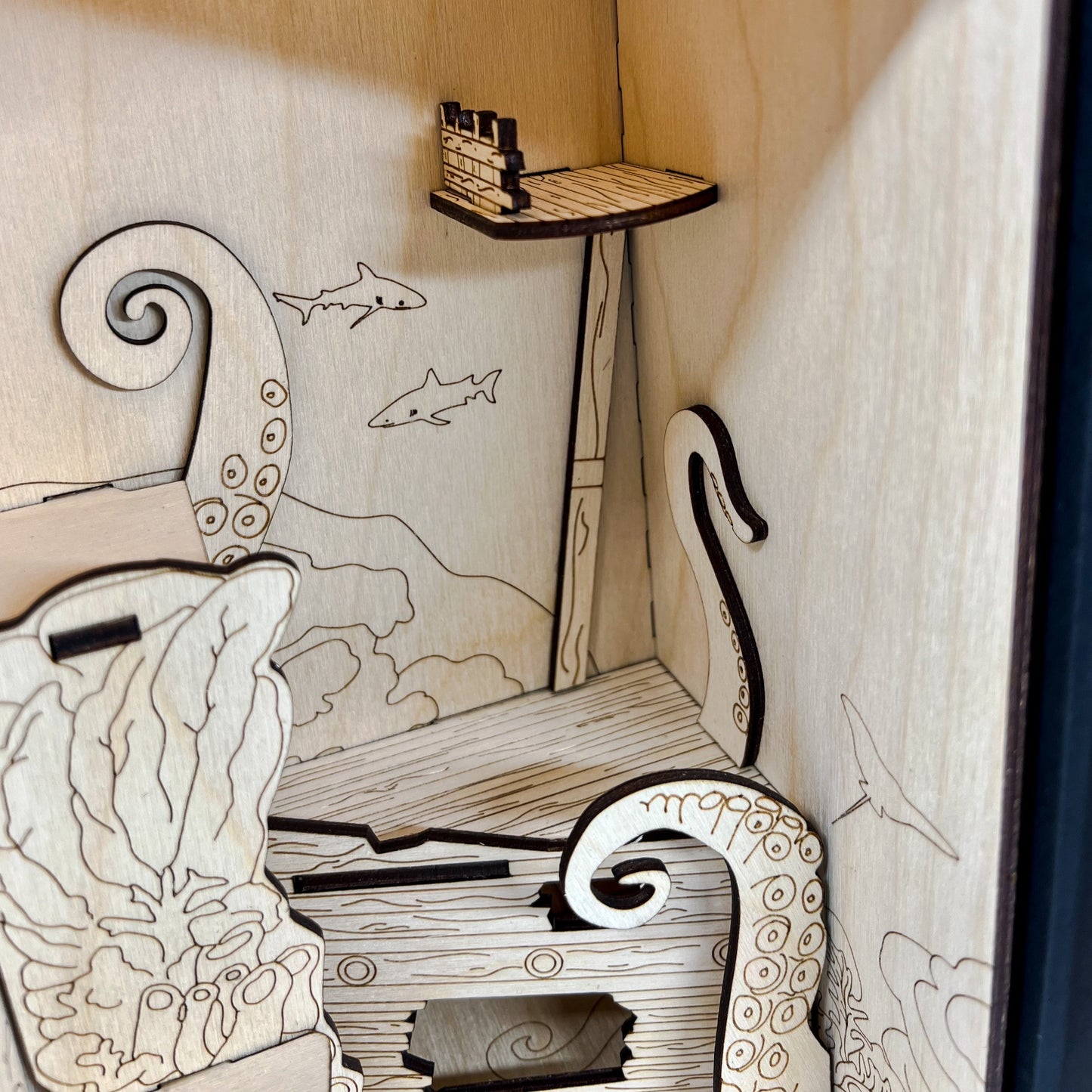 The Deep Book Nook and Miniature Display
