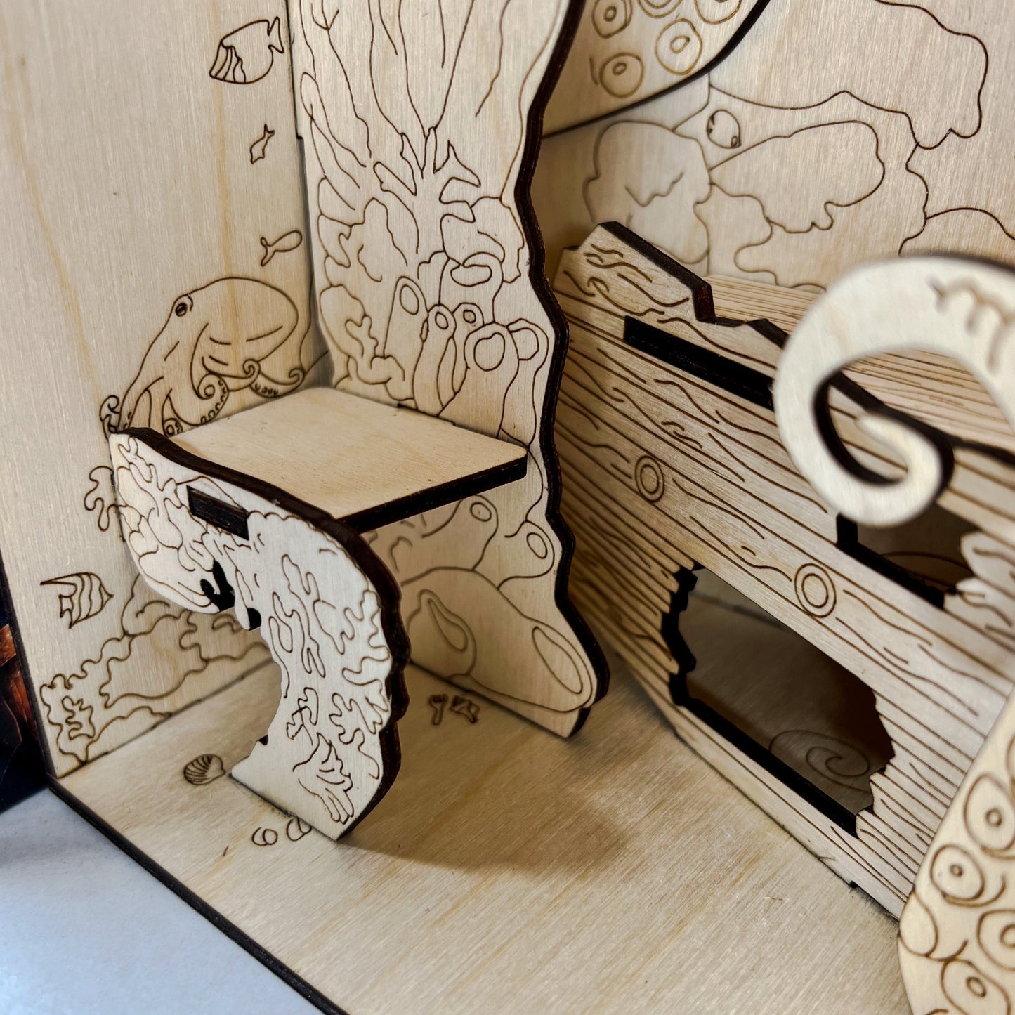 The Deep Book Nook and Miniature Display