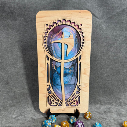 Layered Mountain Axe Art Collection