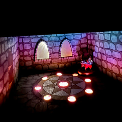 The Tower Book Nook - Rainbow Tower- custom painted