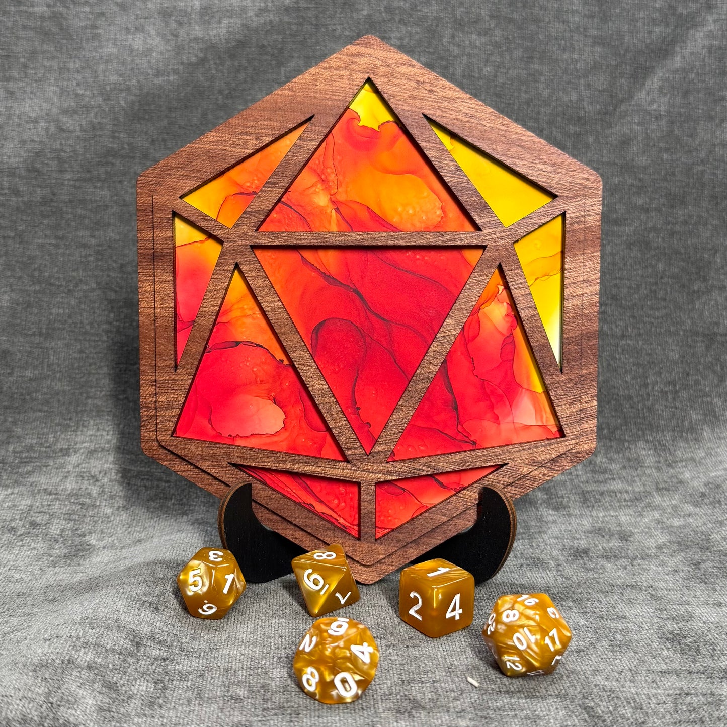 Layered D20 Art Collection