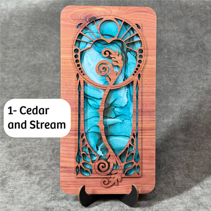 Layered Woodland Bow Art Collection