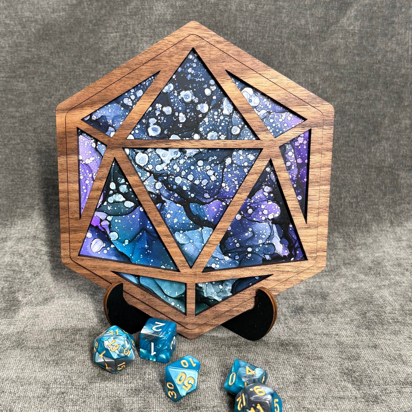Layered D20 Art Collection