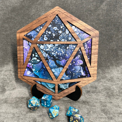 Layered D20 Art Collection