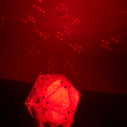 Amaze: A Handpainted Driftglobe Lamp
