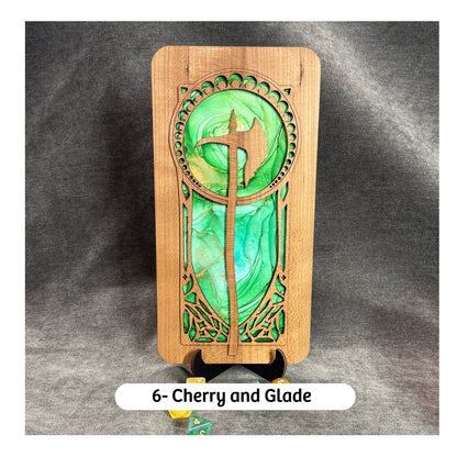 Layered Mountain Axe Art Collection